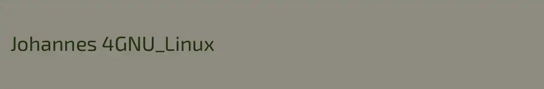 Johannes 4GNU_Linux